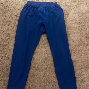 Patagonia capilene fleece base layer pants.